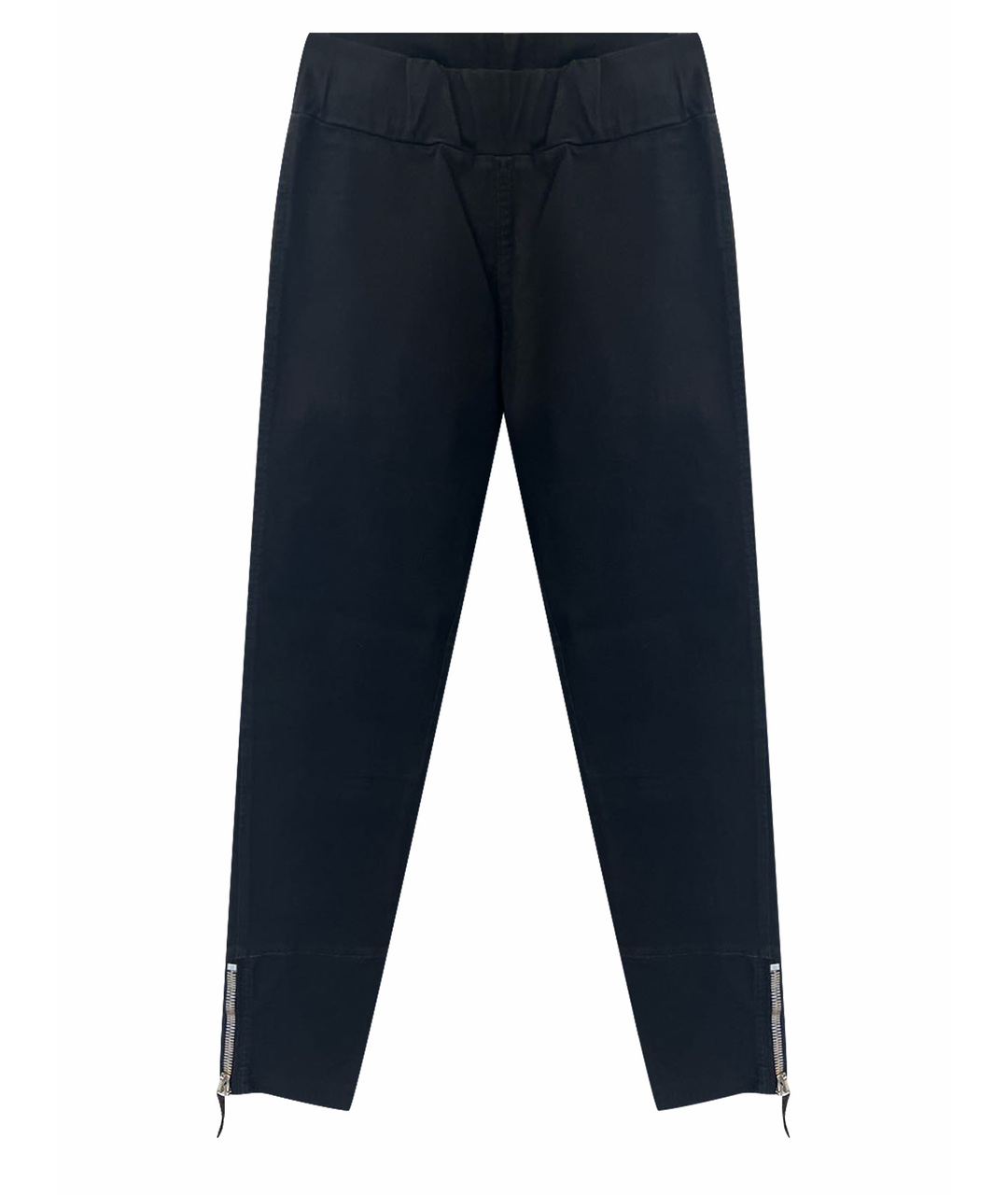 ERMANNO SCERVINO Черные хлопковые брюки узкие, фото 1