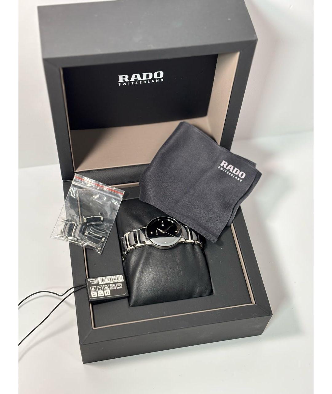 RADO Черные титановые часы, фото 4