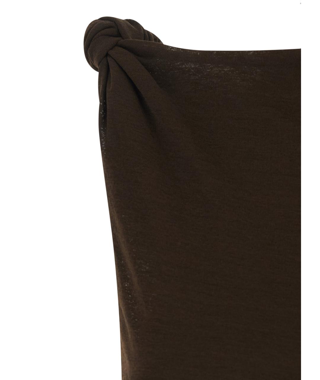 GANNI Коричневая блузы, фото 3