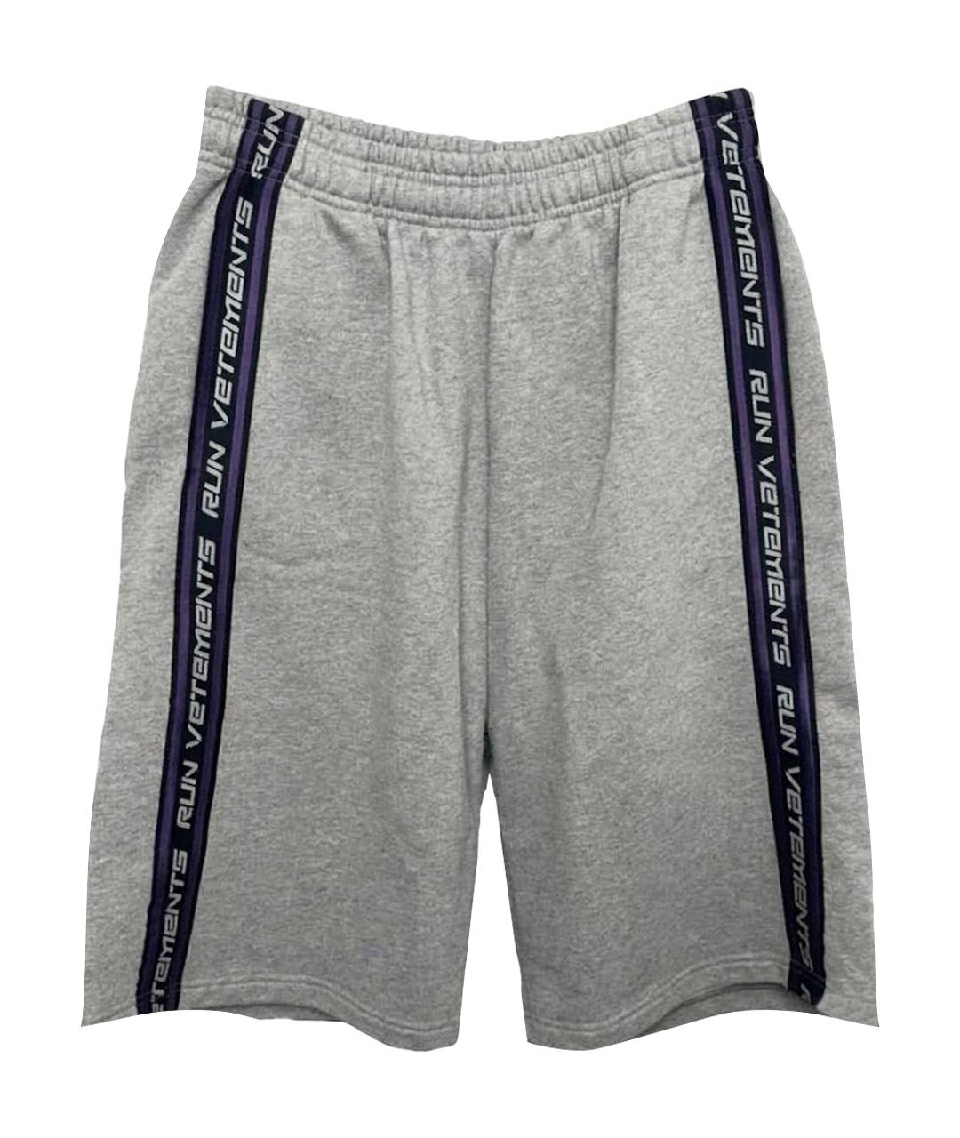 STONE ISLAND Серые хлопковые шорты, фото 1