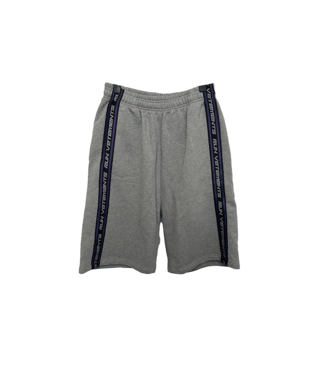 STONE ISLAND Серые хлопковые шорты, фото 4