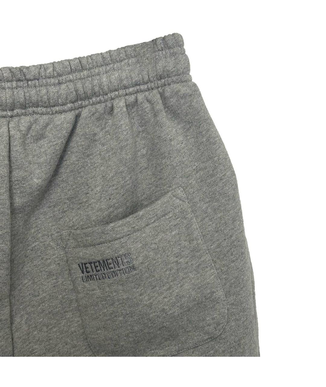 STONE ISLAND Серые хлопковые шорты, фото 2