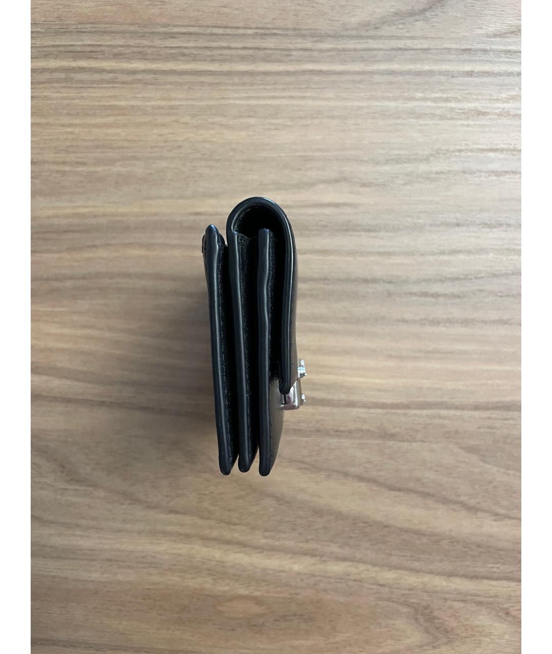 MICHAEL MICHAEL KORS Черный кожаный кошелек, фото 7