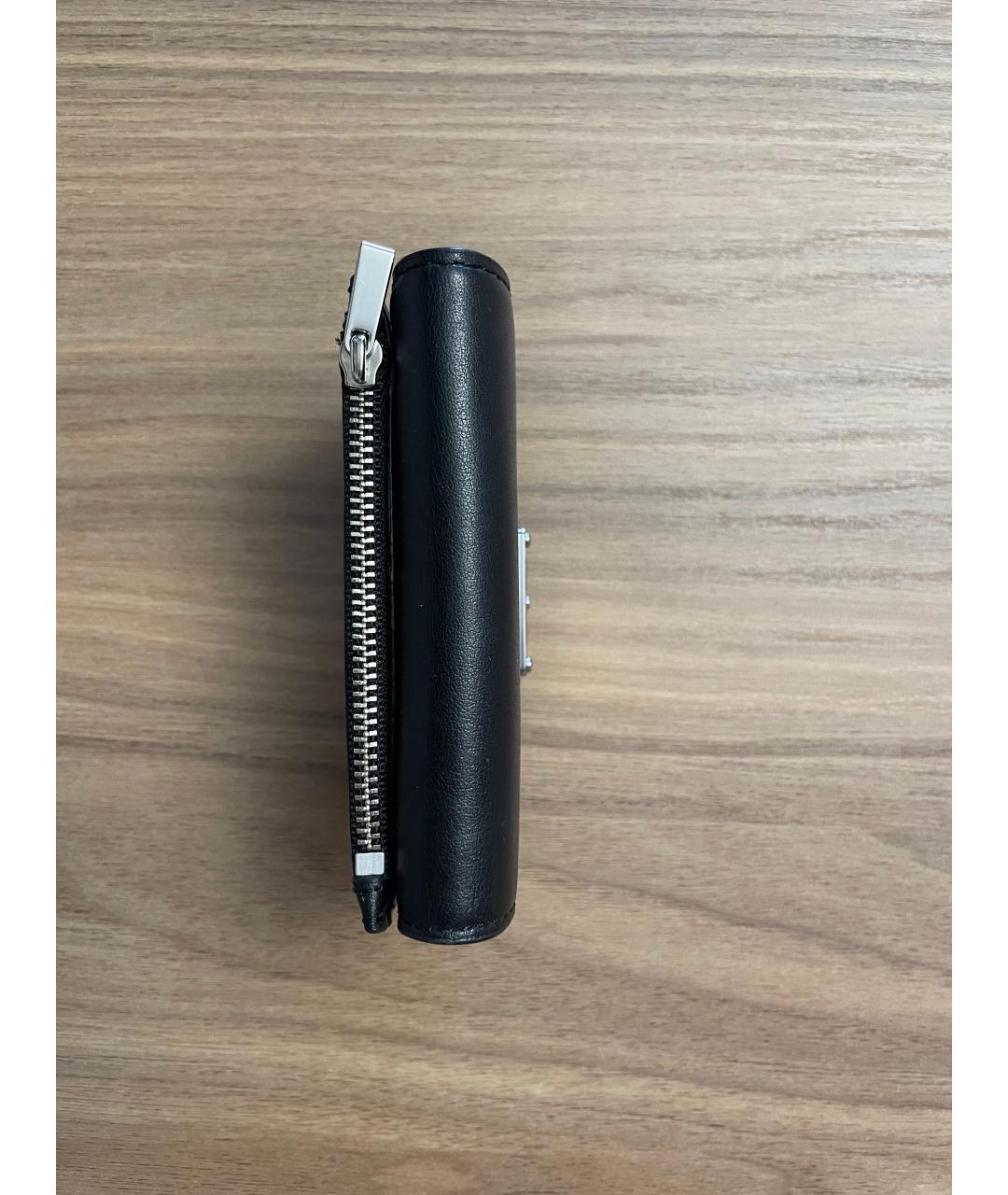 MICHAEL MICHAEL KORS Черный кожаный кошелек, фото 6