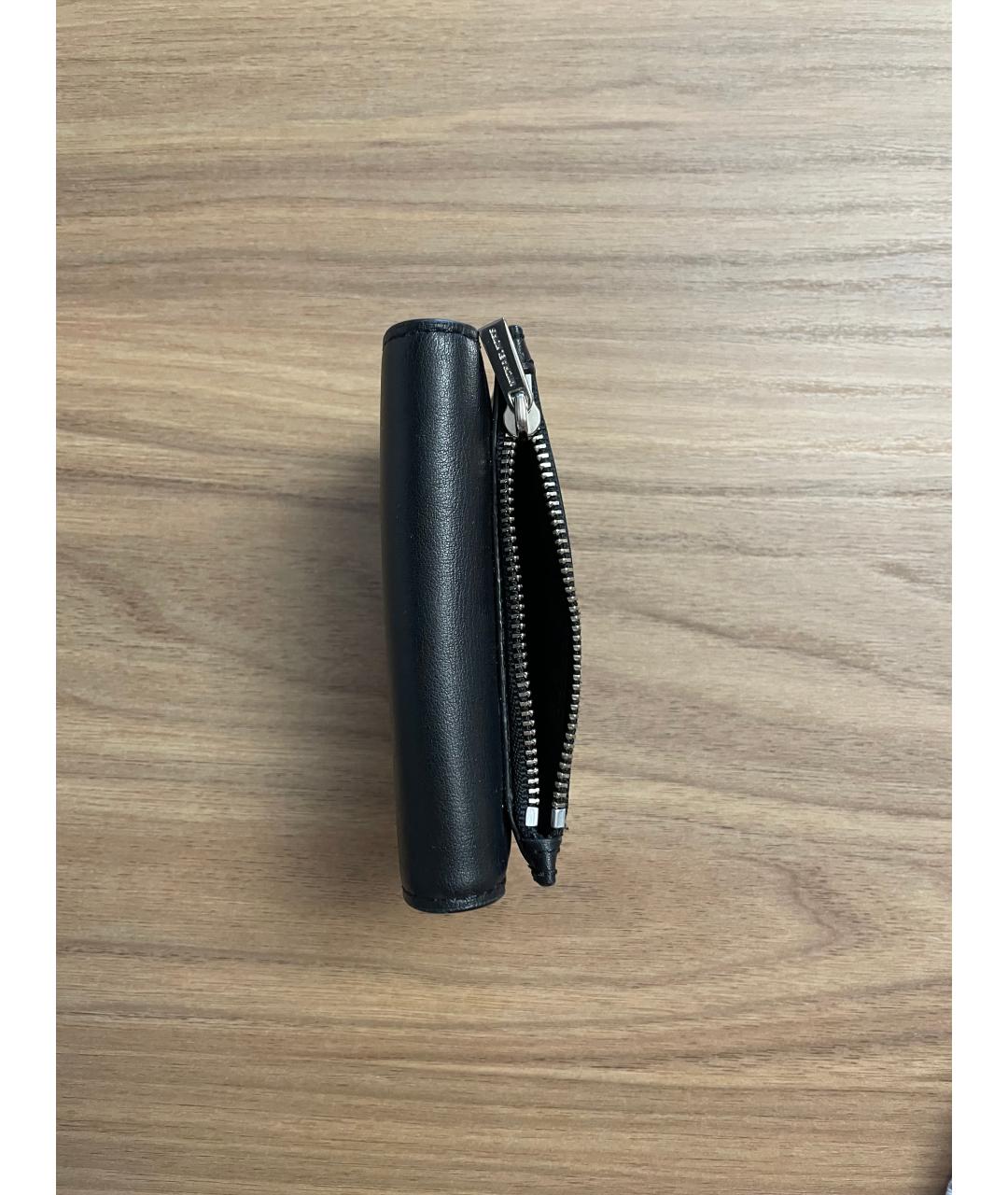 MICHAEL MICHAEL KORS Черный кожаный кошелек, фото 9