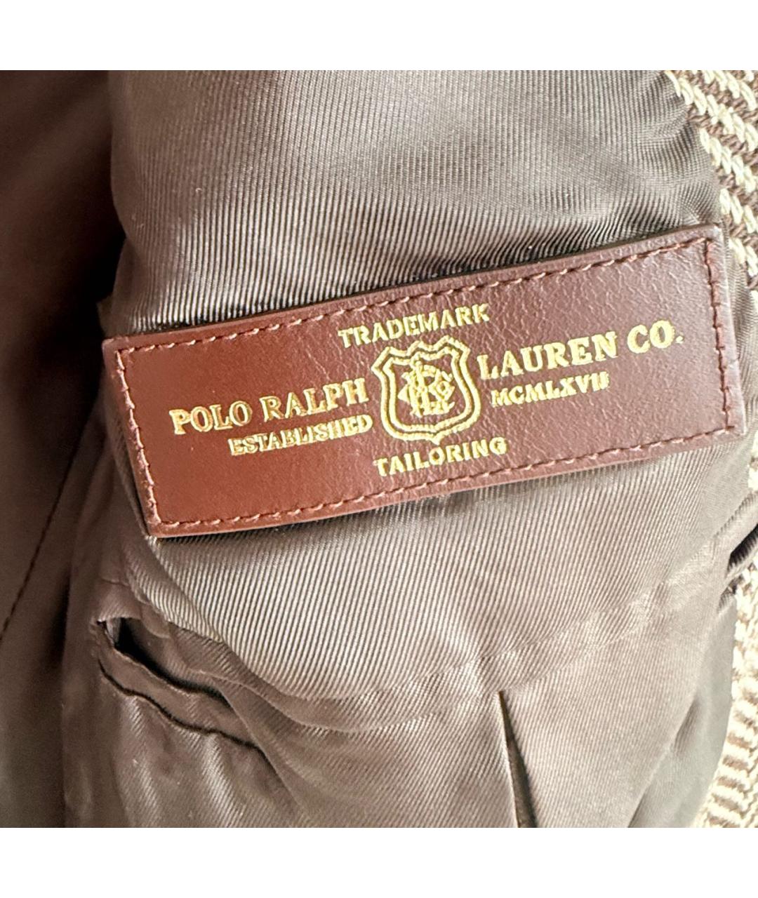 POLO RALPH LAUREN Коричневый жакет/пиджак, фото 3