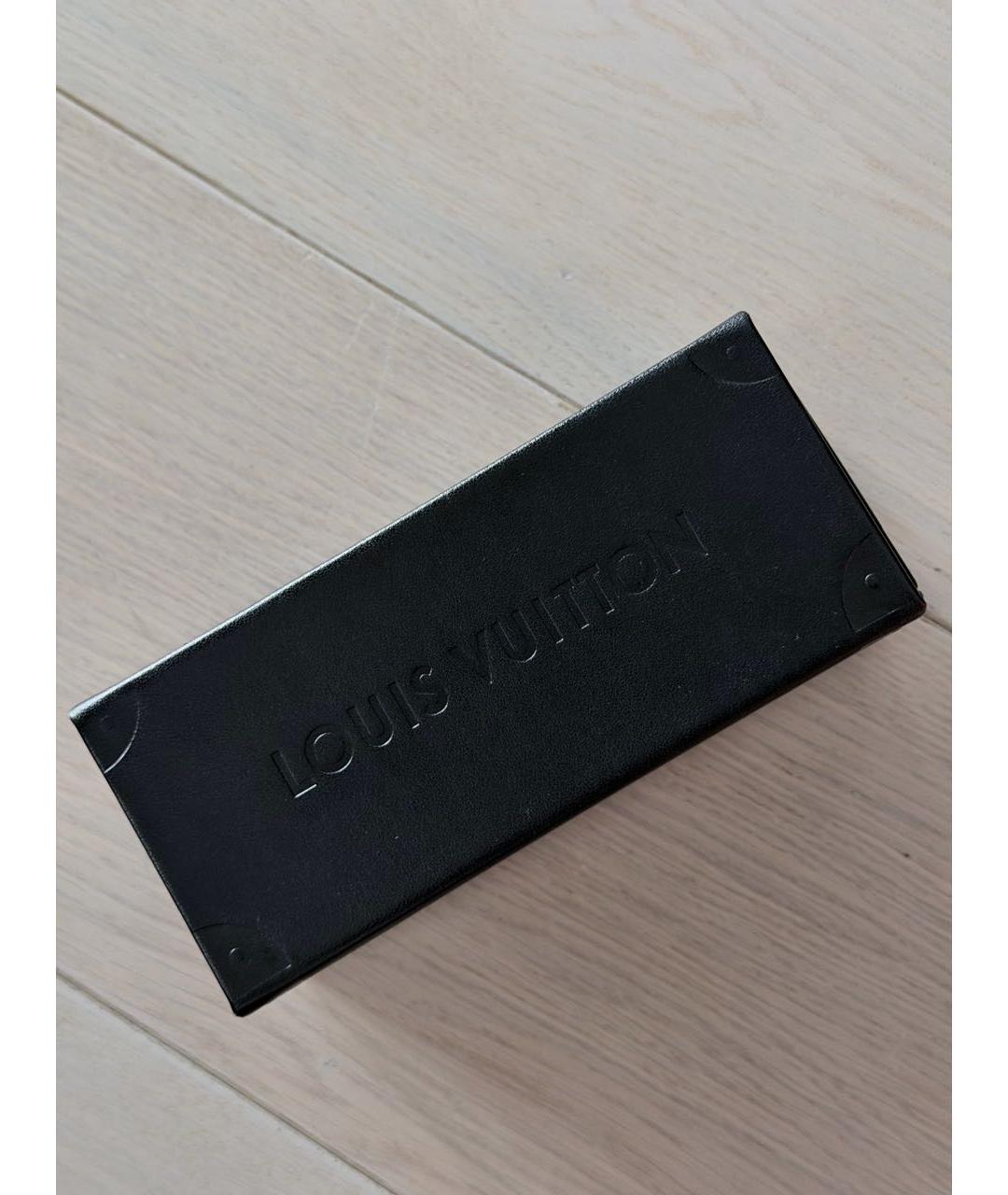 LOUIS VUITTON Черные пластиковые солнцезащитные очки, фото 4