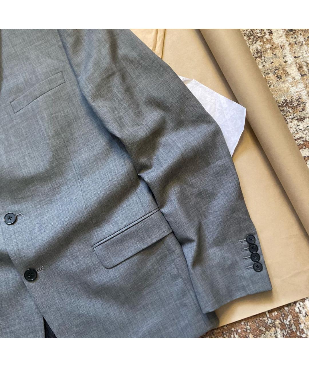 SANDRO Серый шерстяной пиджак, фото 3