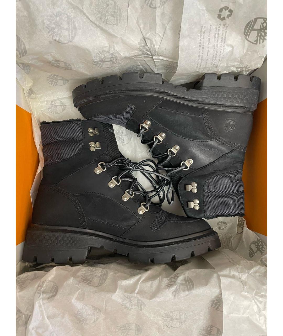 TIMBERLAND Черные нубуковые ботинки, фото 6