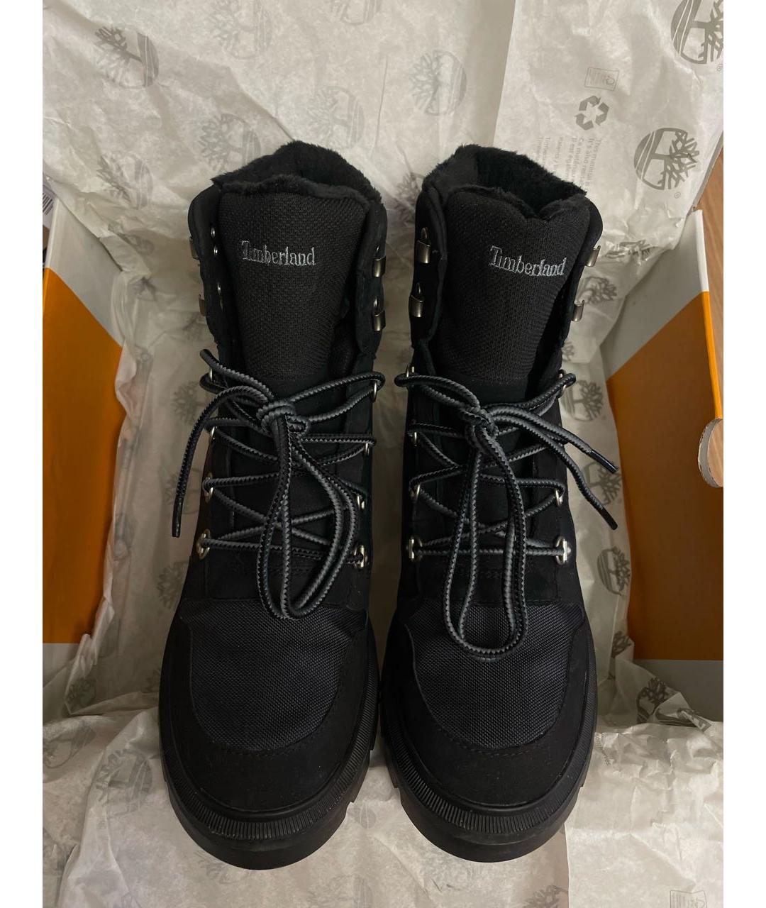 TIMBERLAND Черные нубуковые ботинки, фото 7