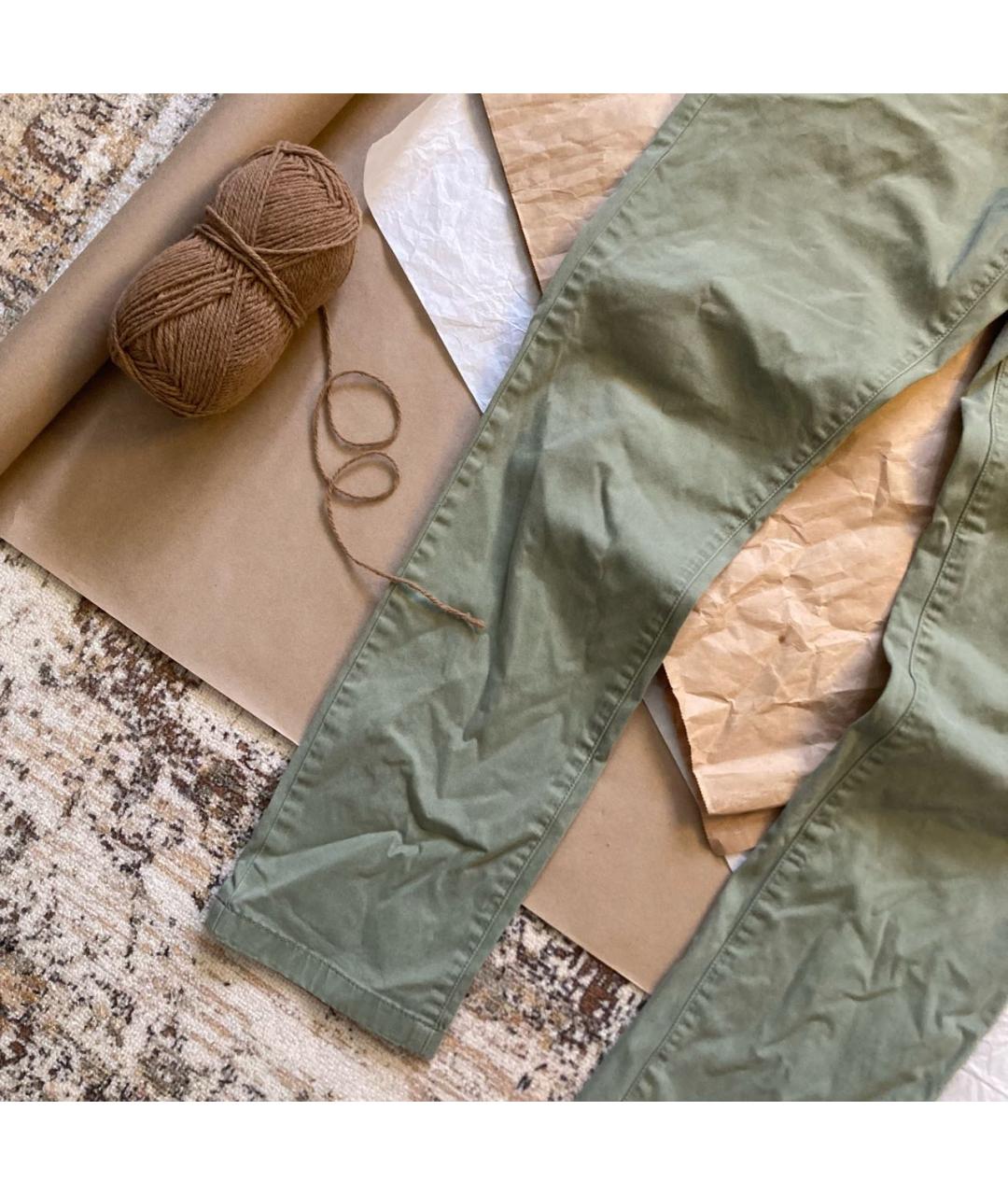 LACOSTE Хаки хлопковые брюки чинос, фото 8