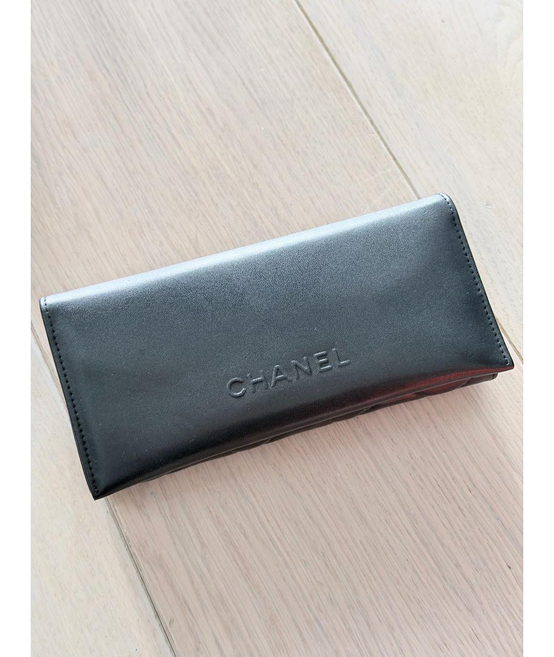 CHANEL Коричневые пластиковые солнцезащитные очки, фото 4