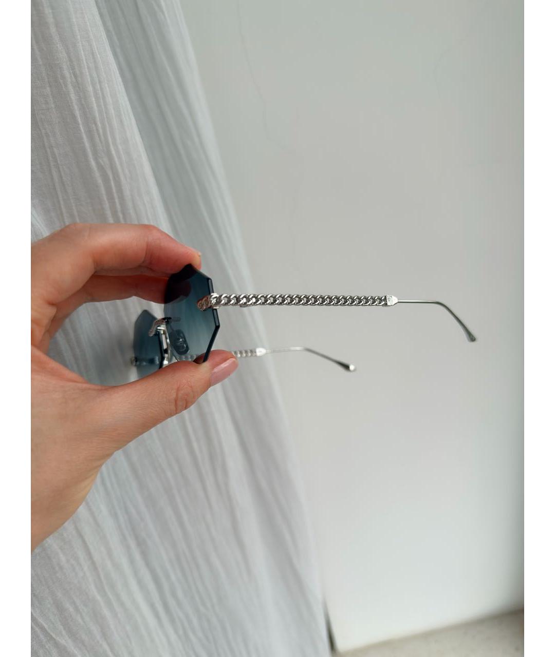 ANNA KARIN KARLSSON Синие пластиковые солнцезащитные очки, фото 4