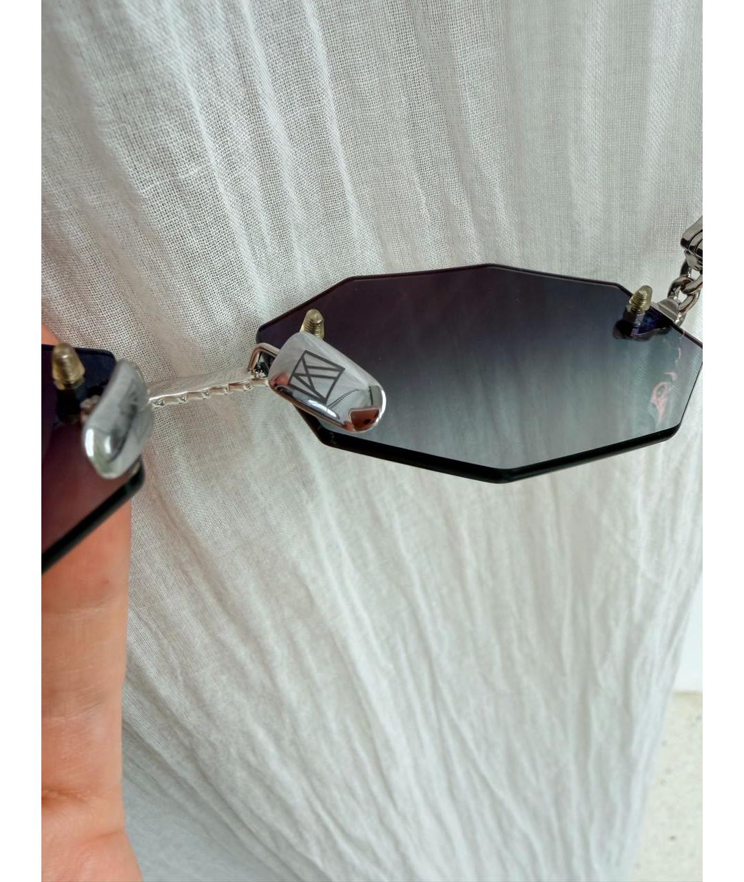 ANNA KARIN KARLSSON Синие пластиковые солнцезащитные очки, фото 8