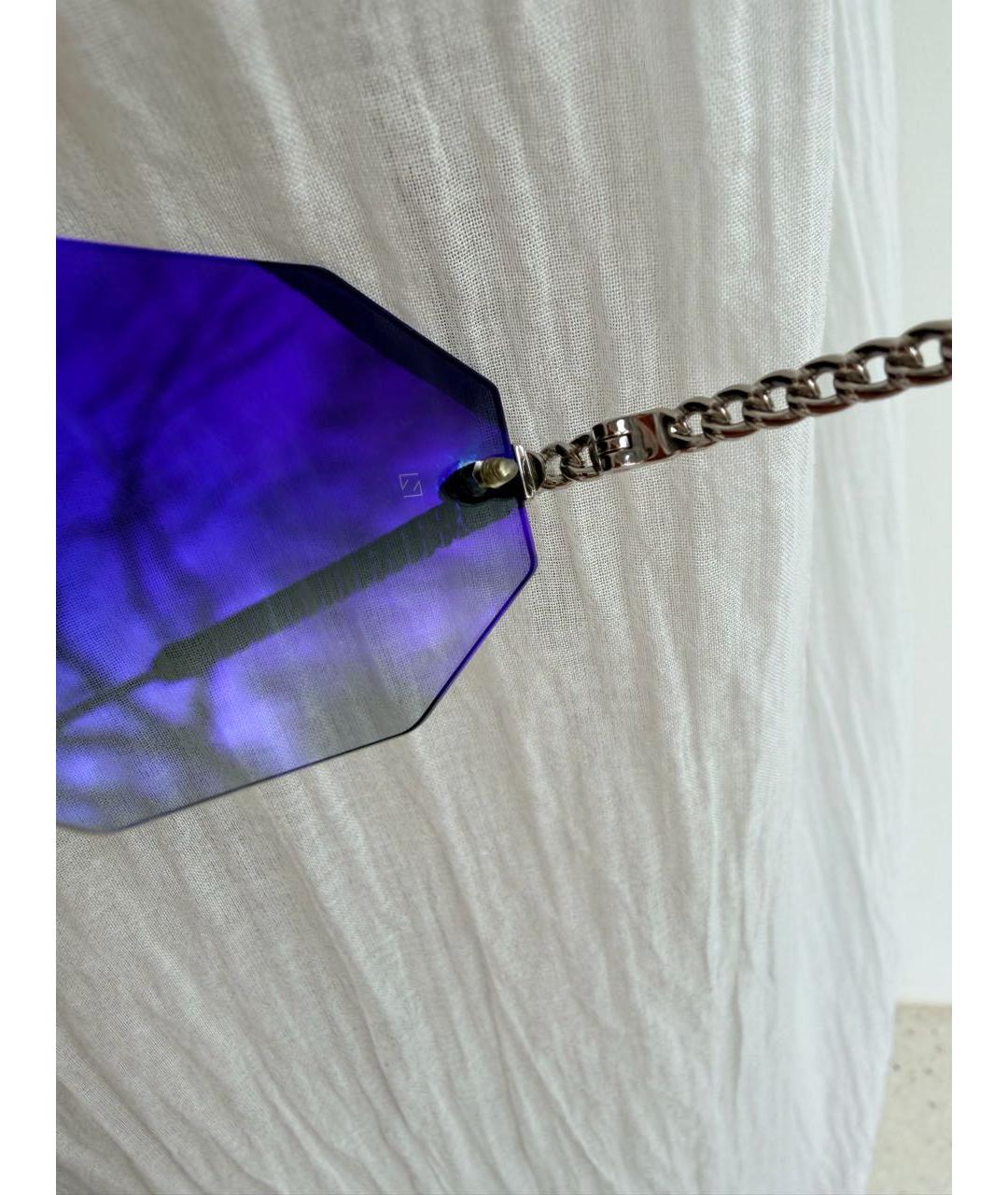 ANNA KARIN KARLSSON Синие пластиковые солнцезащитные очки, фото 5