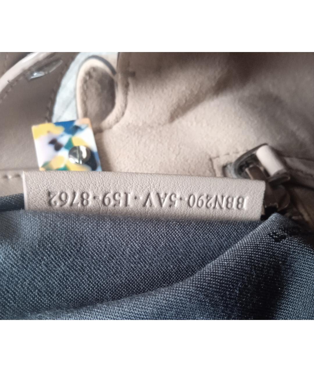 FENDI Кожаная сумка с короткими ручками, фото 5