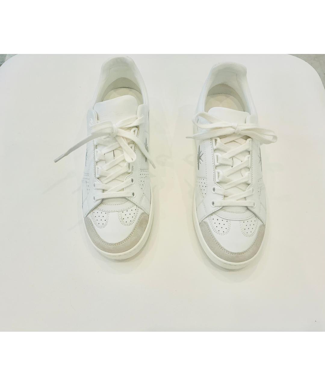 CHRISTIAN DIOR Белые кожаные кроссовки, фото 2