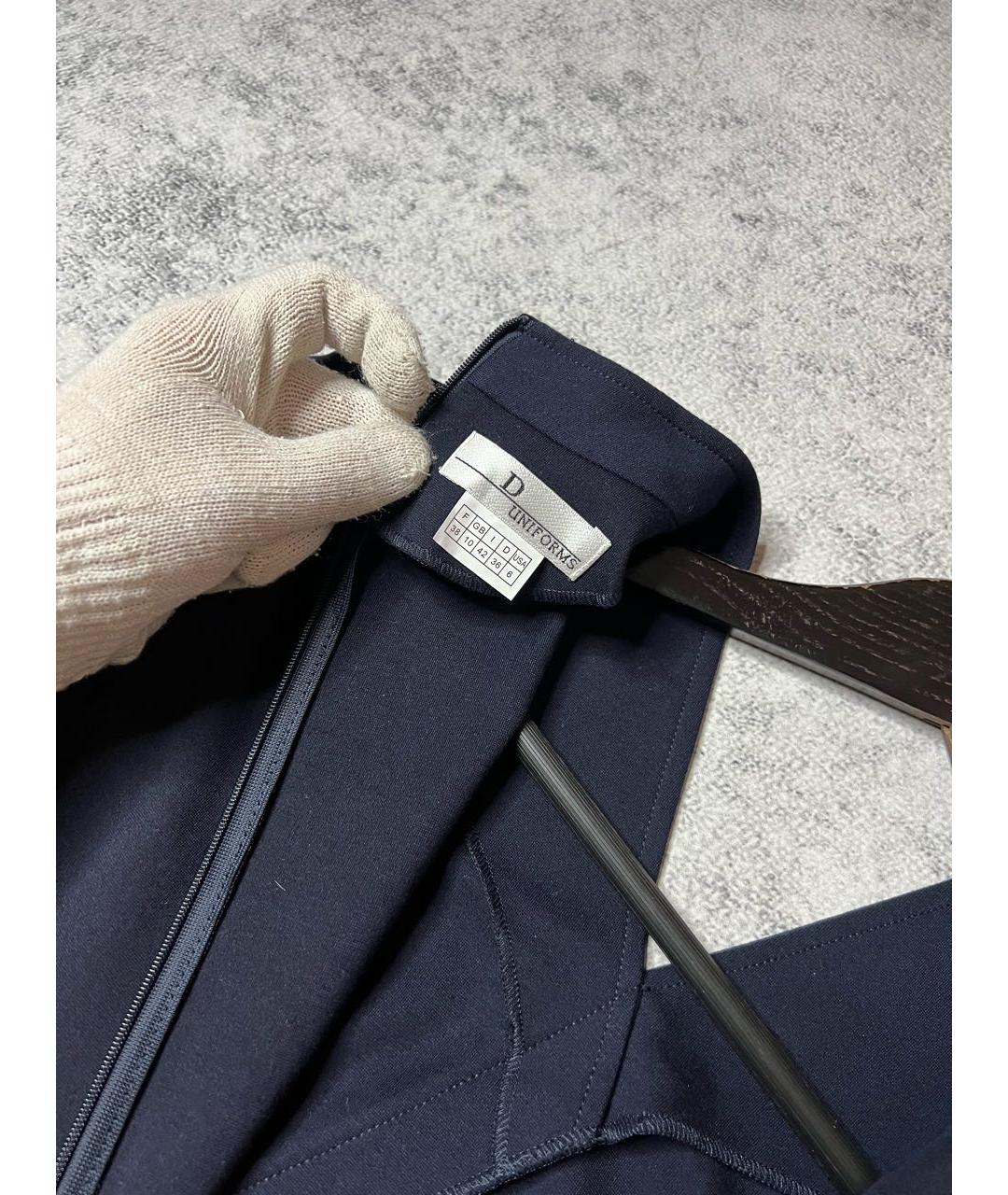 CHRISTIAN DIOR Темно-синий вискозный джемпер / свитер, фото 7