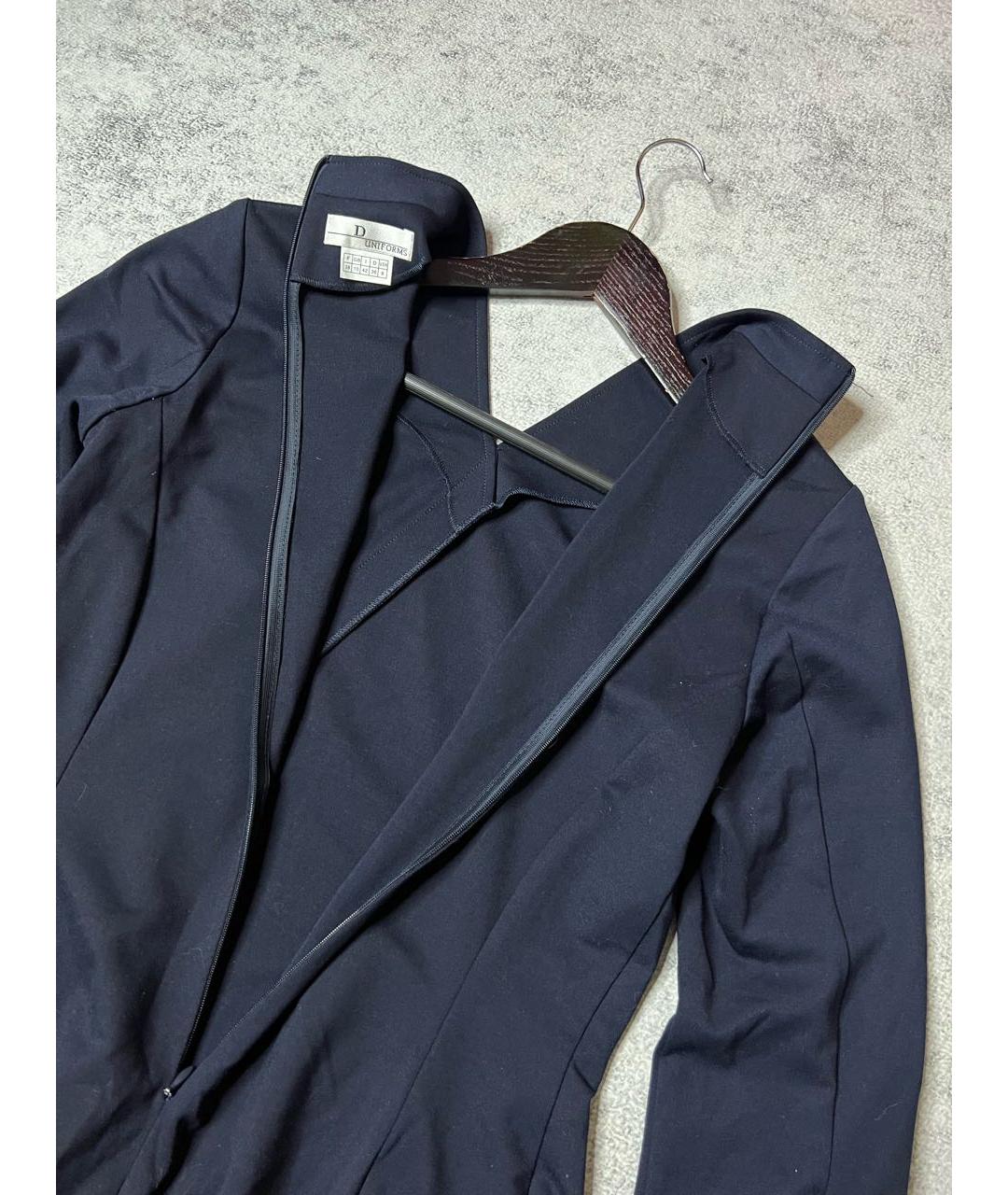 CHRISTIAN DIOR Темно-синий вискозный джемпер / свитер, фото 5