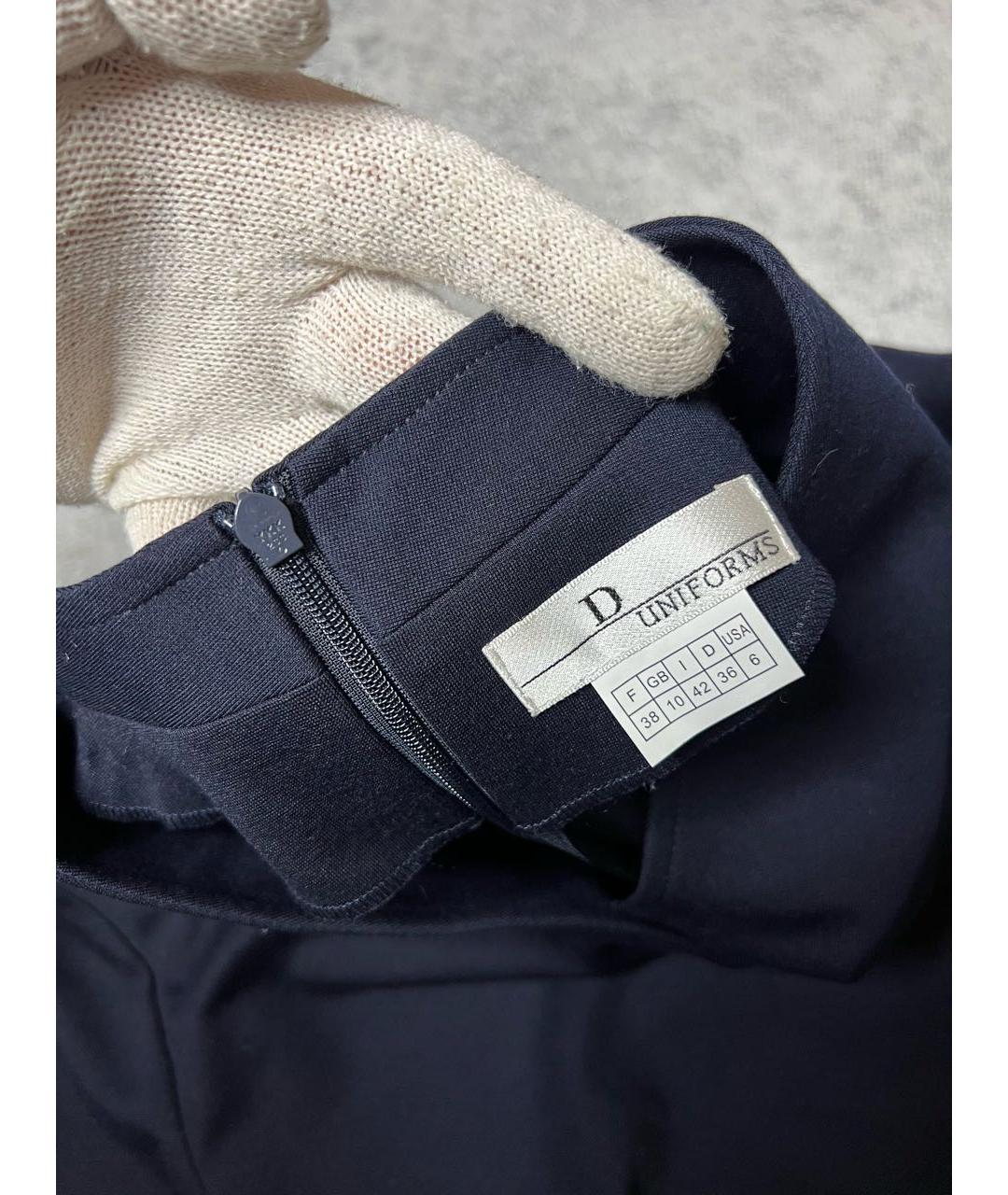 CHRISTIAN DIOR Темно-синий вискозный джемпер / свитер, фото 8