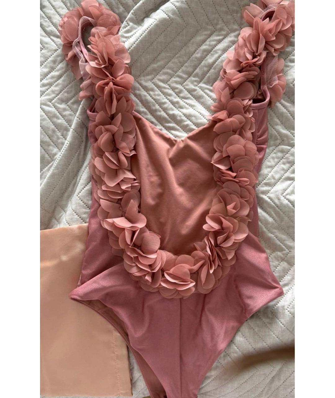 LA REVECHE Розовый полиамидовый купальник, фото 2