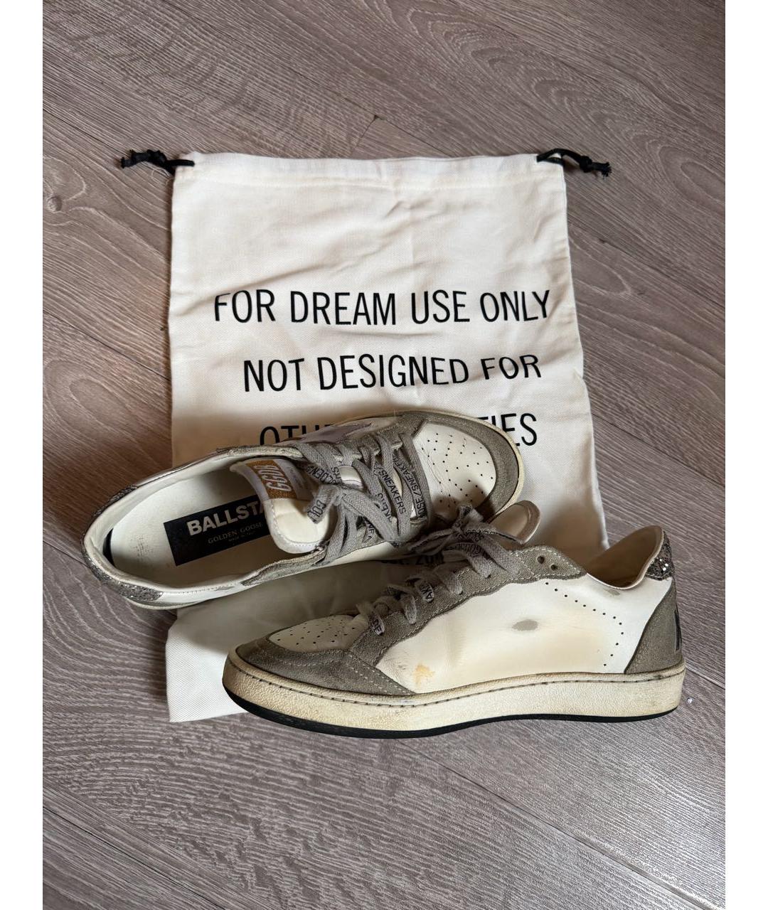 GOLDEN GOOSE DELUXE BRAND Мульти кожаные кеды, фото 5