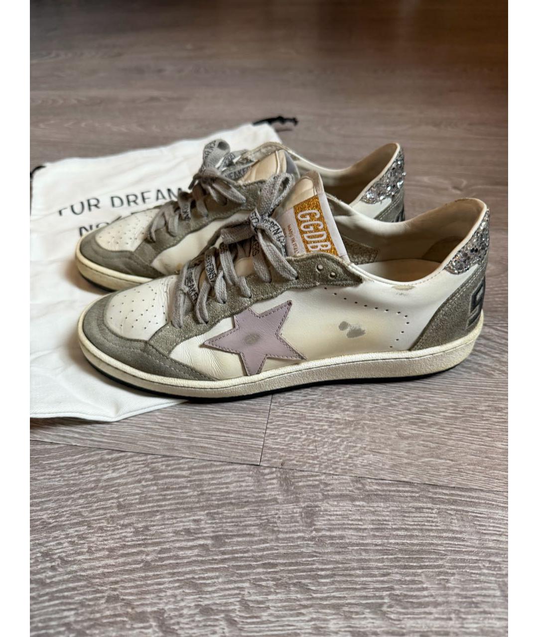 GOLDEN GOOSE DELUXE BRAND Мульти кожаные кеды, фото 9