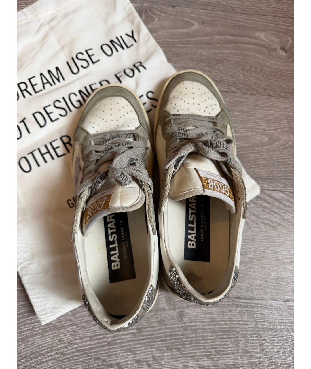 GOLDEN GOOSE DELUXE BRAND Мульти кожаные кеды, фото 3