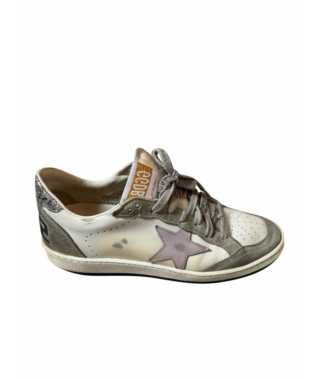GOLDEN GOOSE DELUXE BRAND Мульти кожаные кеды, фото 1