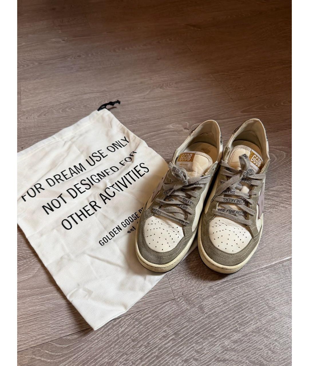 GOLDEN GOOSE DELUXE BRAND Мульти кожаные кеды, фото 2