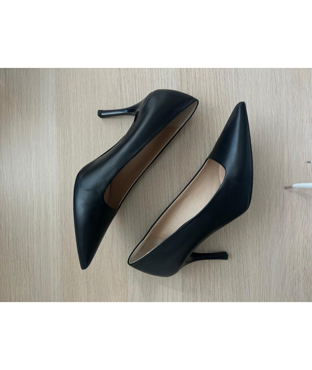 FURLA Черные кожаные туфли, фото 3