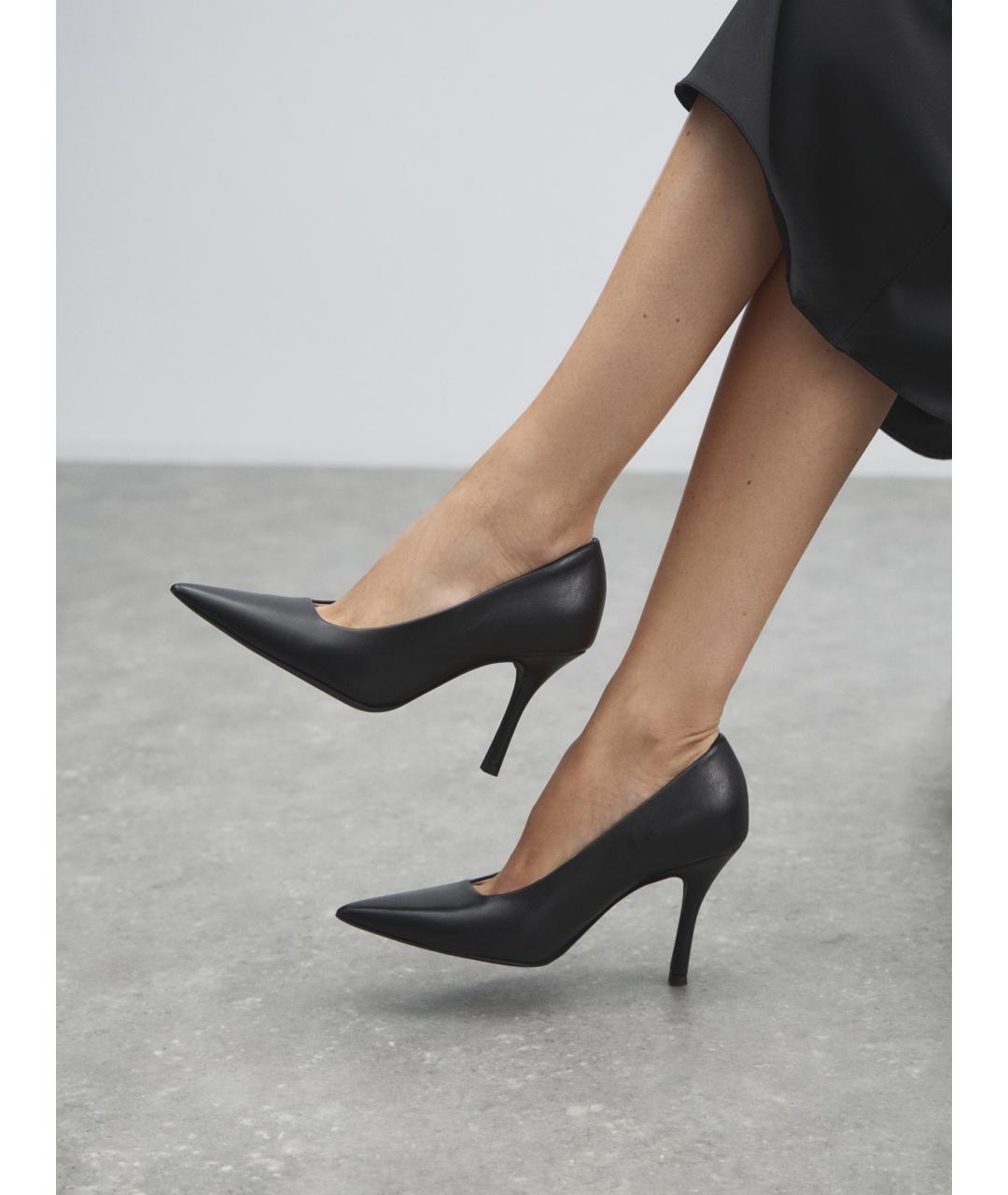 FURLA Черные кожаные туфли, фото 8