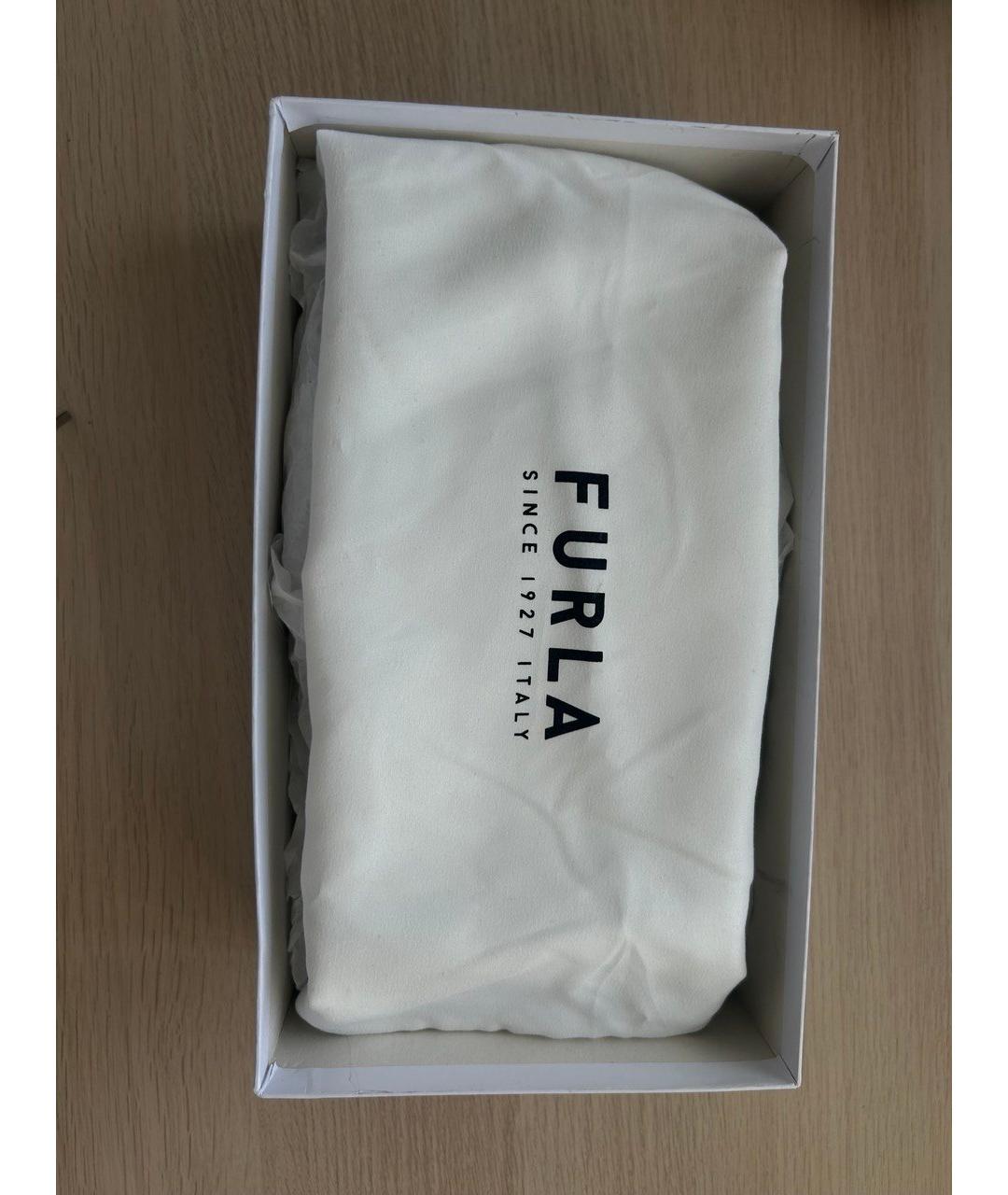 FURLA Черные кожаные туфли, фото 6