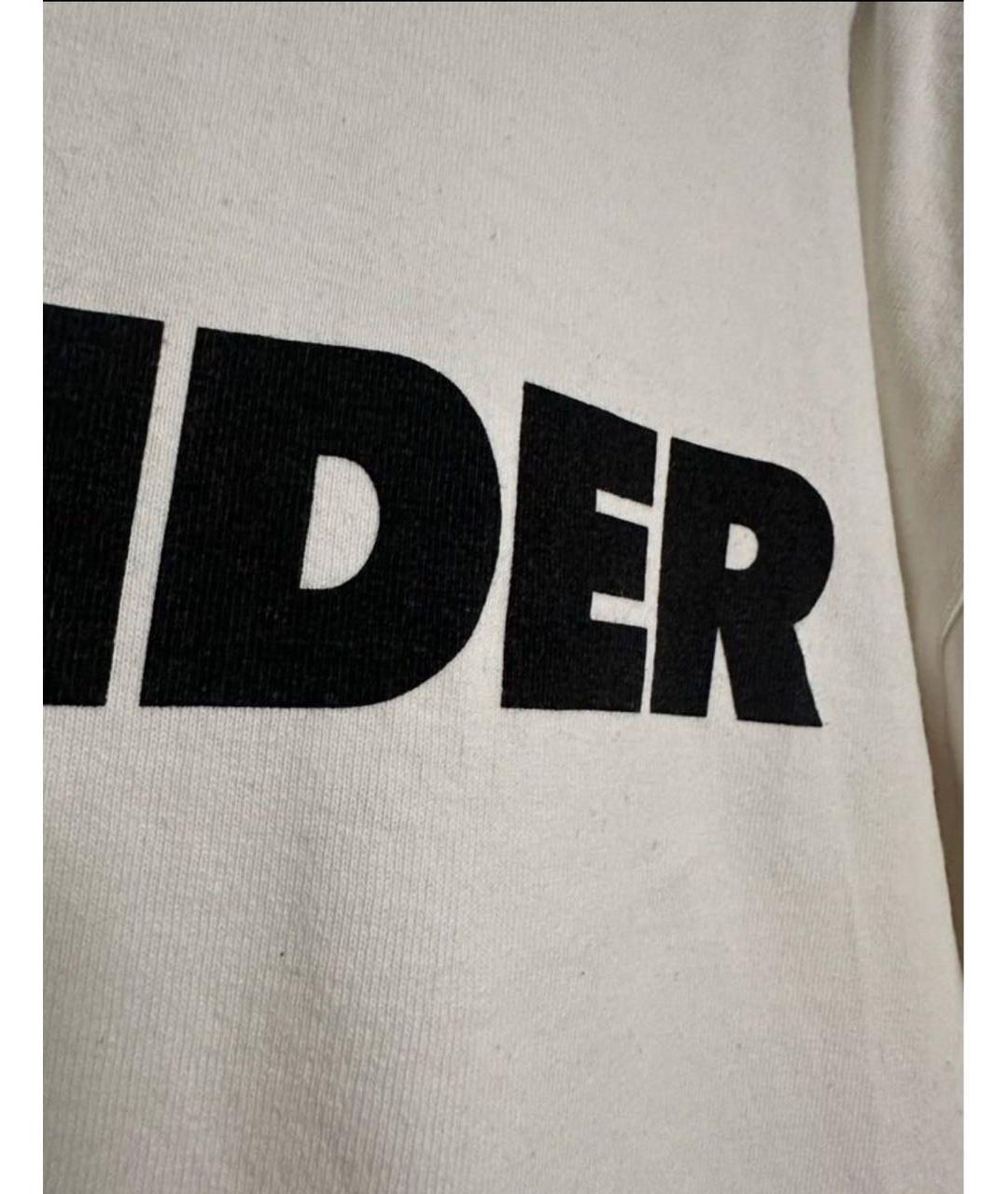 JIL SANDER Белая хлопковая футболка, фото 2