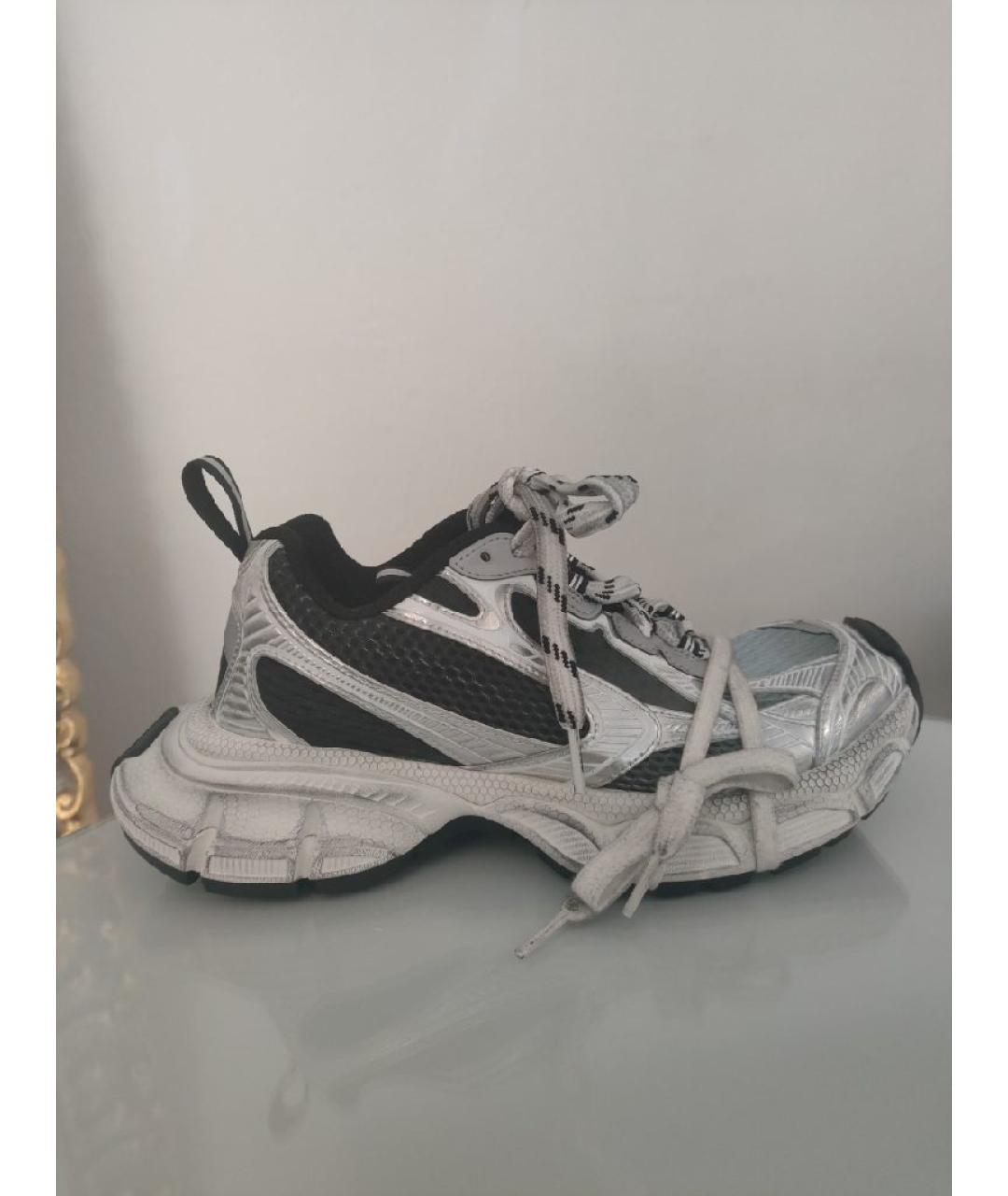 BALENCIAGA Серые кроссовки, фото 6