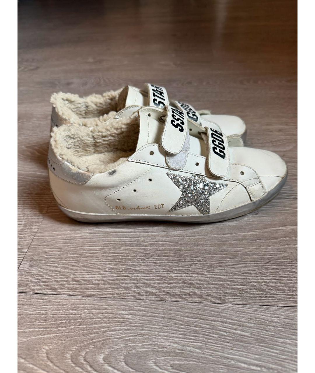 GOLDEN GOOSE DELUXE BRAND Белые кожаные кроссовки, фото 8