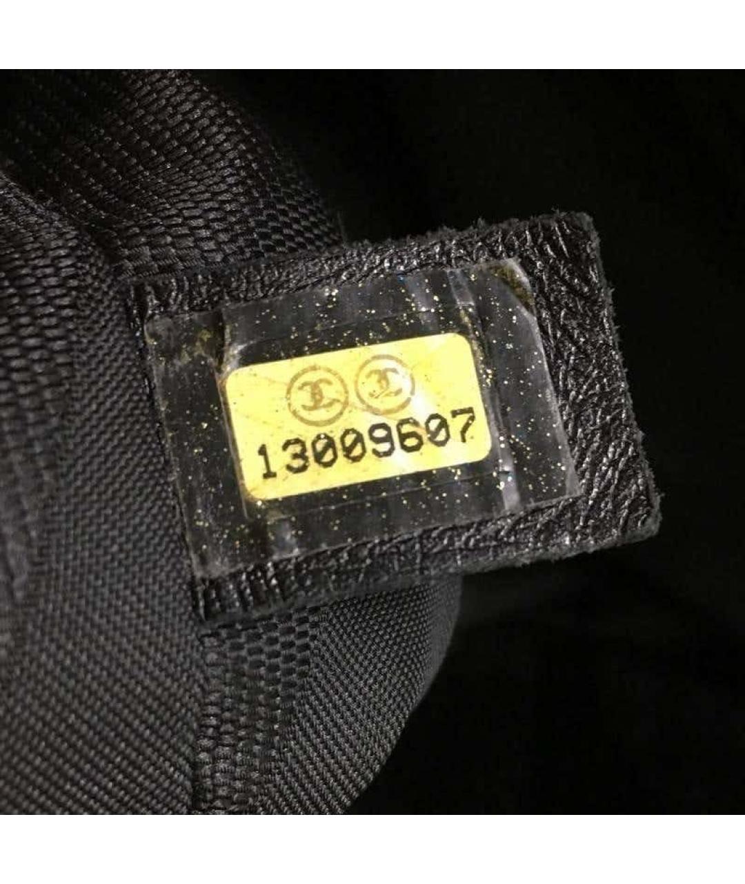 CHANEL Черная кожаная сумка тоут, фото 5