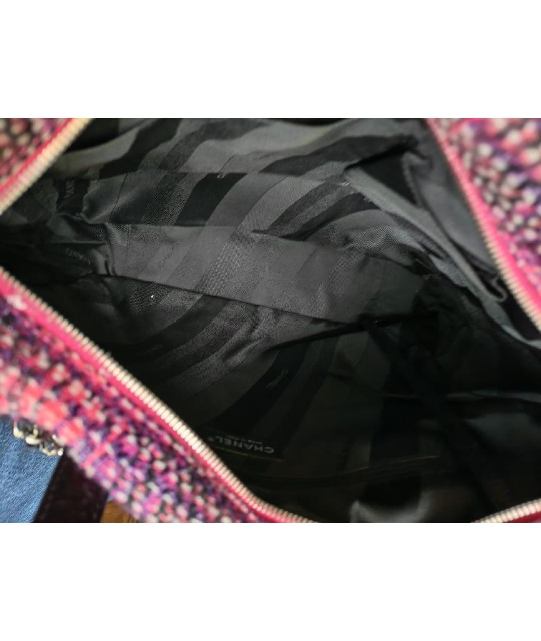 CHANEL Черная кожаная сумка тоут, фото 4