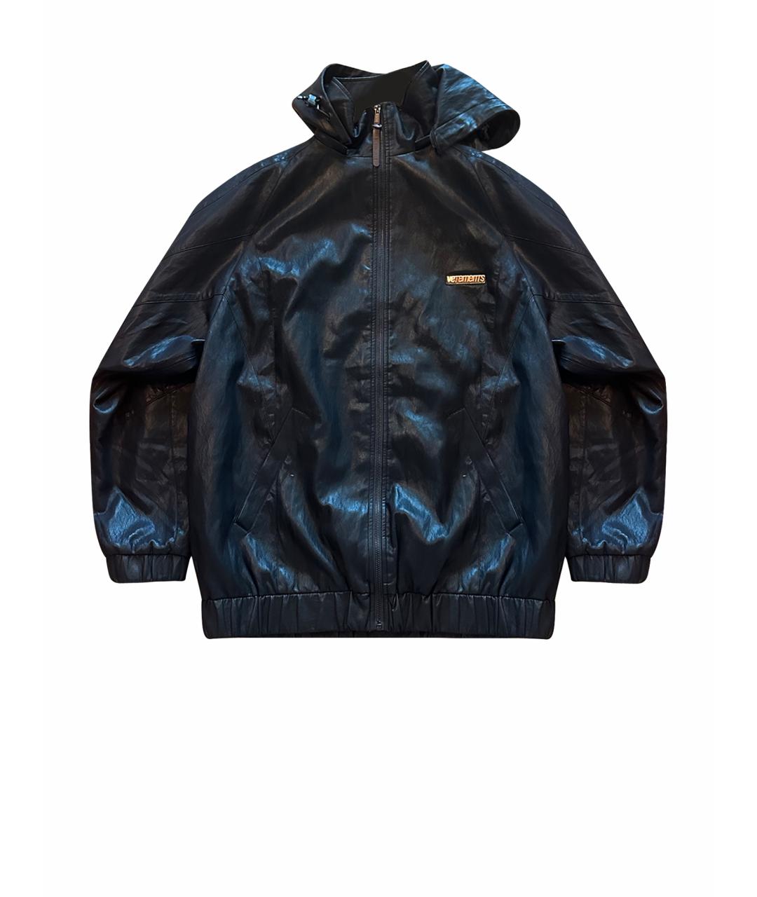 VETEMENTS Черная куртка, фото 1