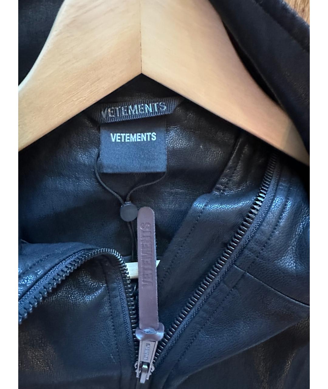 VETEMENTS Черная куртка, фото 3