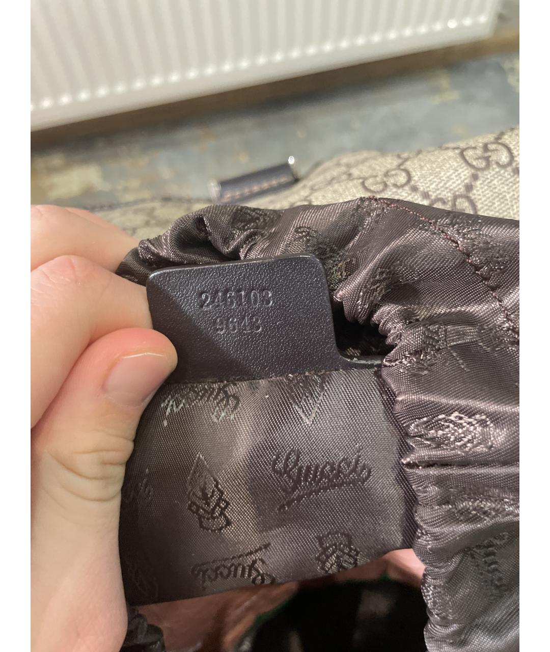 GUCCI Бежевый рюкзак, фото 5