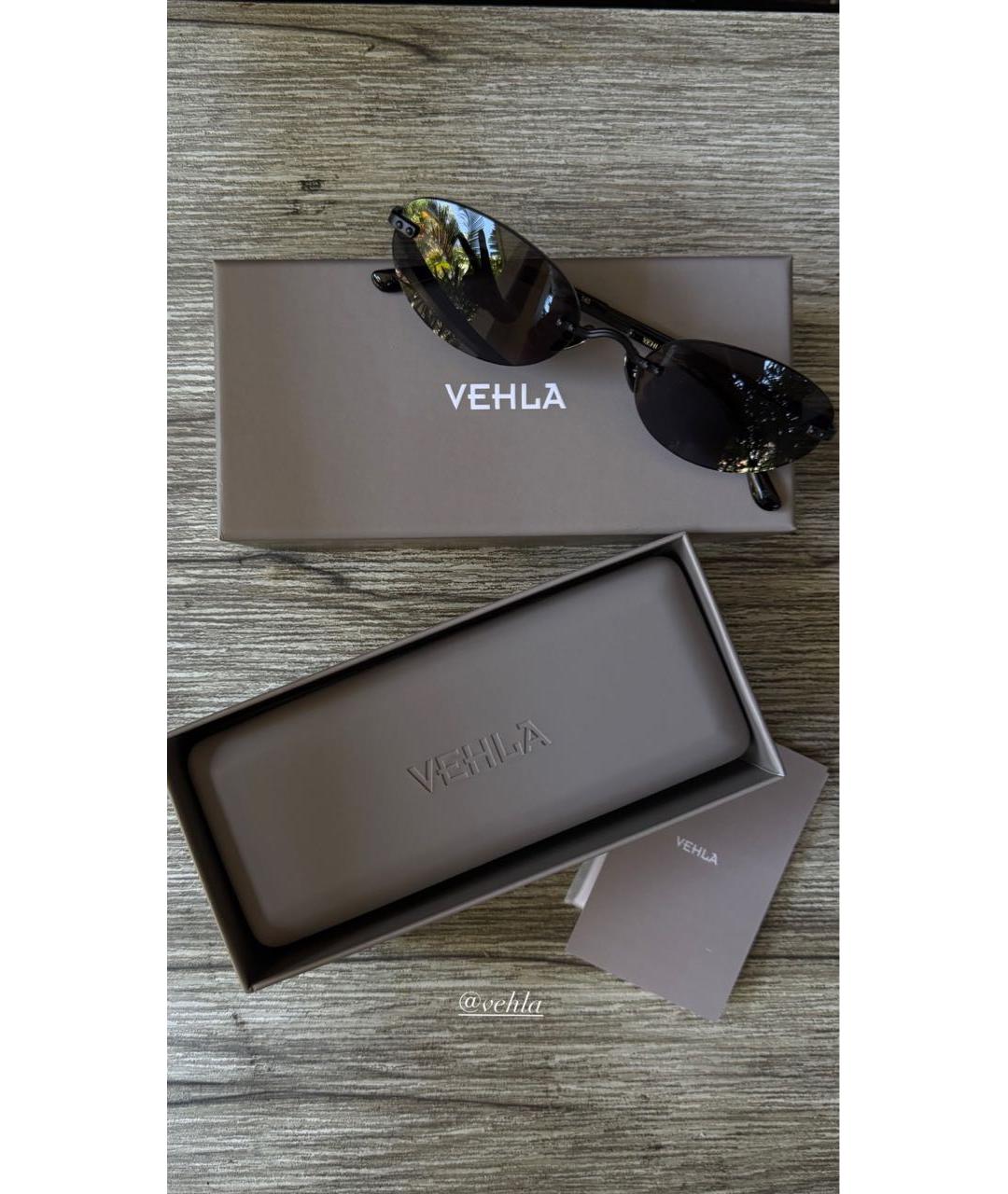 Vehla Черные пластиковые солнцезащитные очки, фото 5