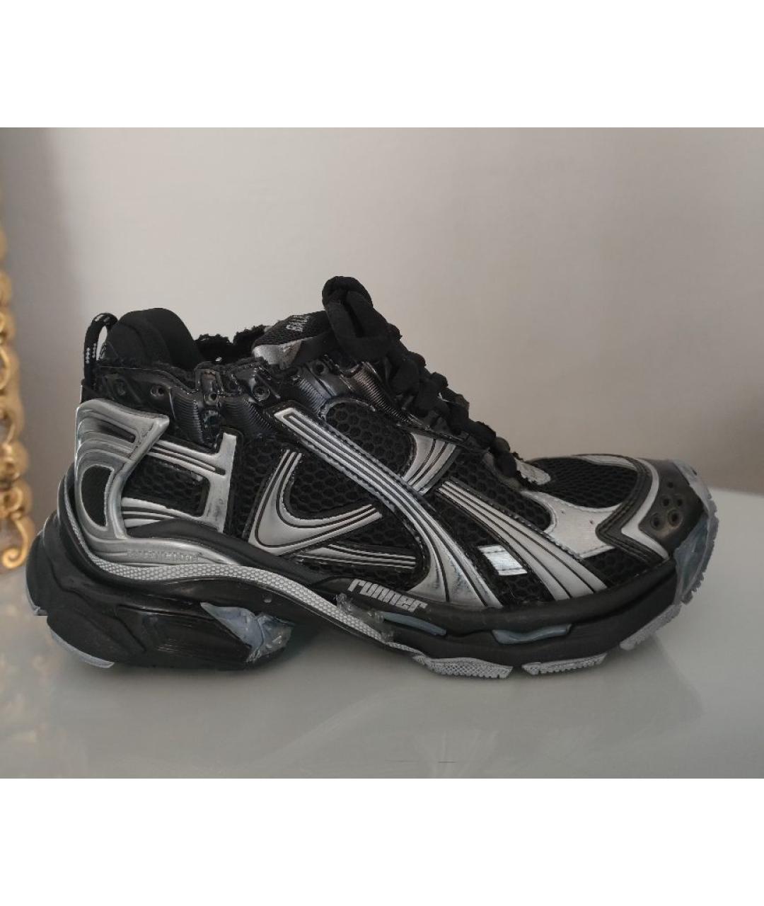 BALENCIAGA Черные кроссовки, фото 6