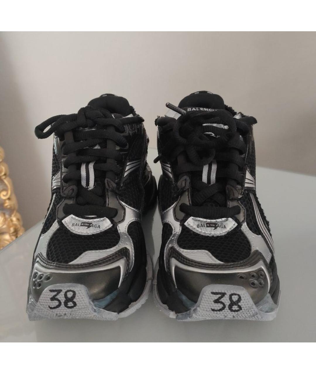 BALENCIAGA Черные кроссовки, фото 2