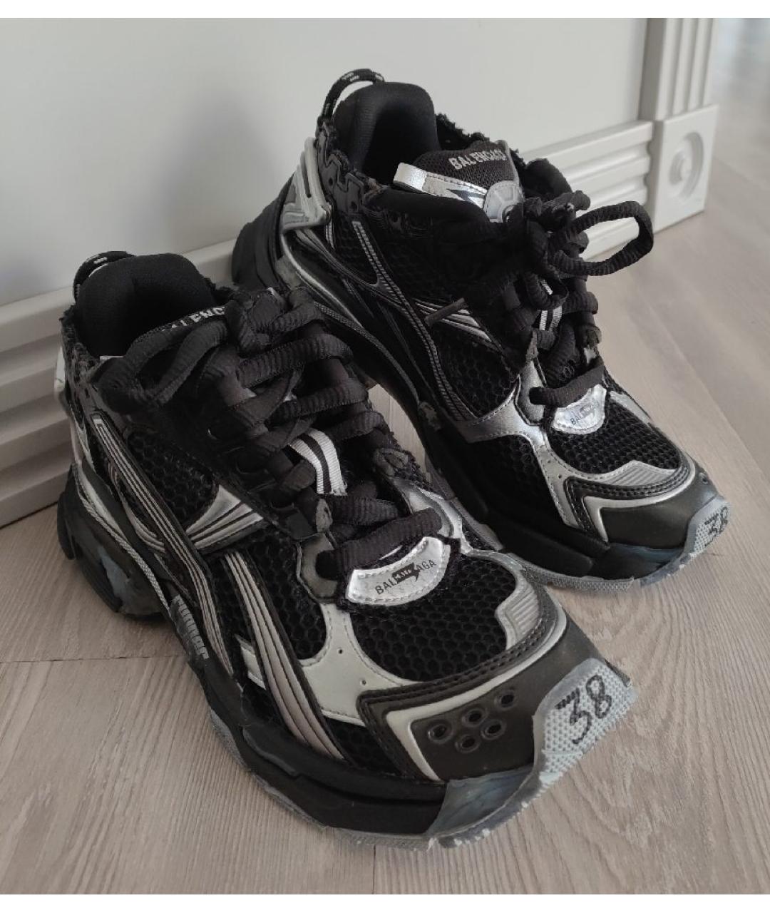 BALENCIAGA Черные кроссовки, фото 5