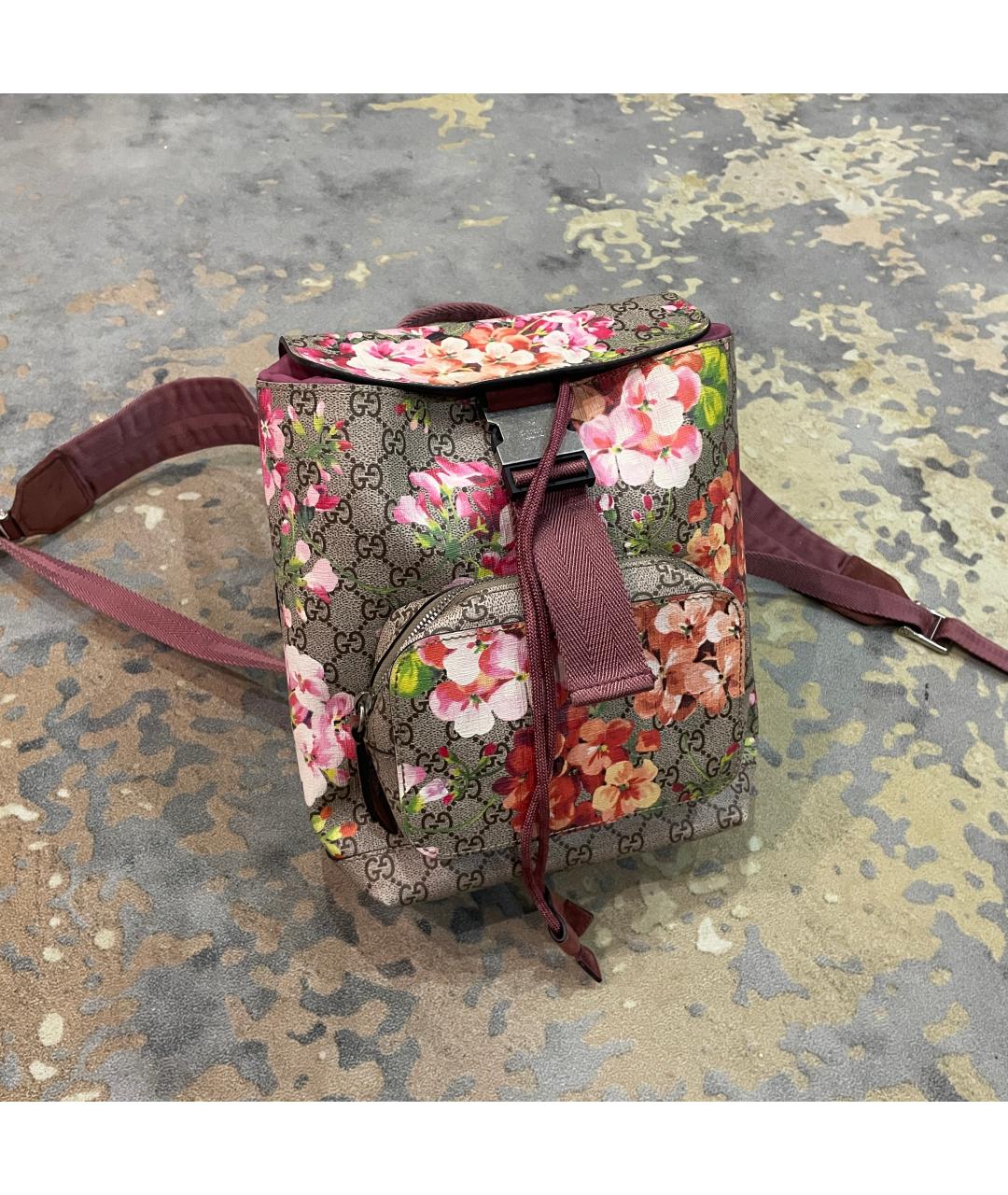 GUCCI Бежевый рюкзак, фото 5