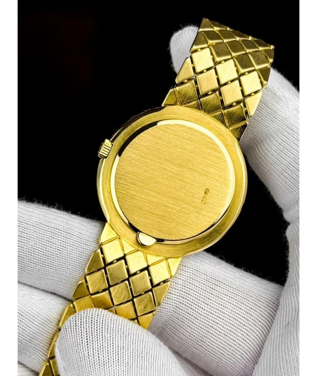 PATEK PHILIPPE Белые часы из желтого золота, фото 6