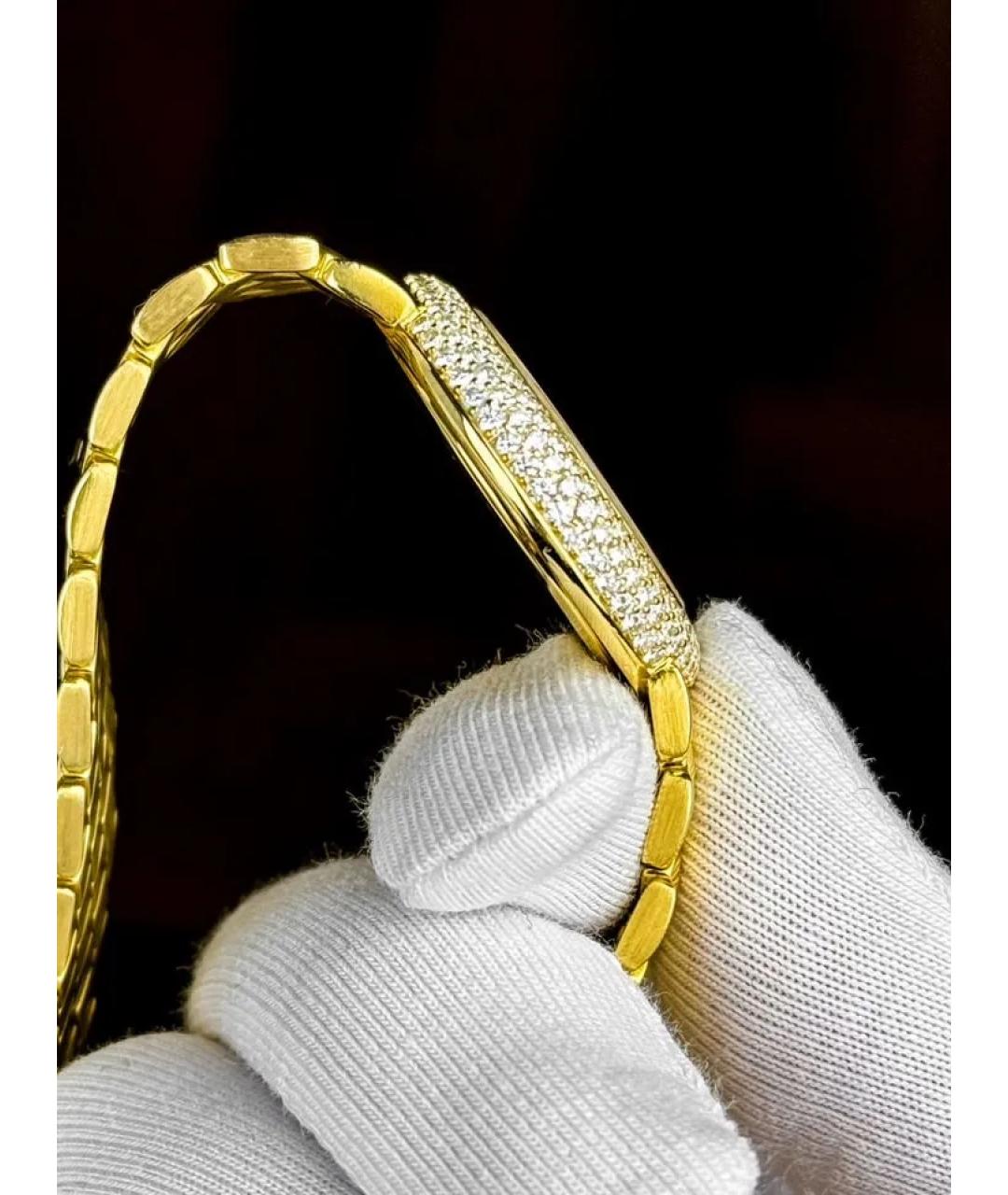 PATEK PHILIPPE Белые часы из желтого золота, фото 4