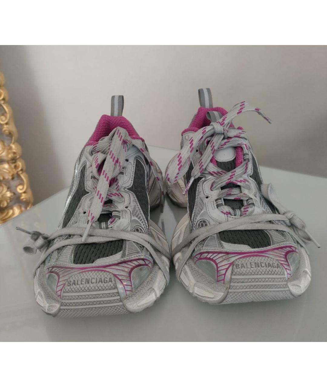 BALENCIAGA Серые кроссовки, фото 2
