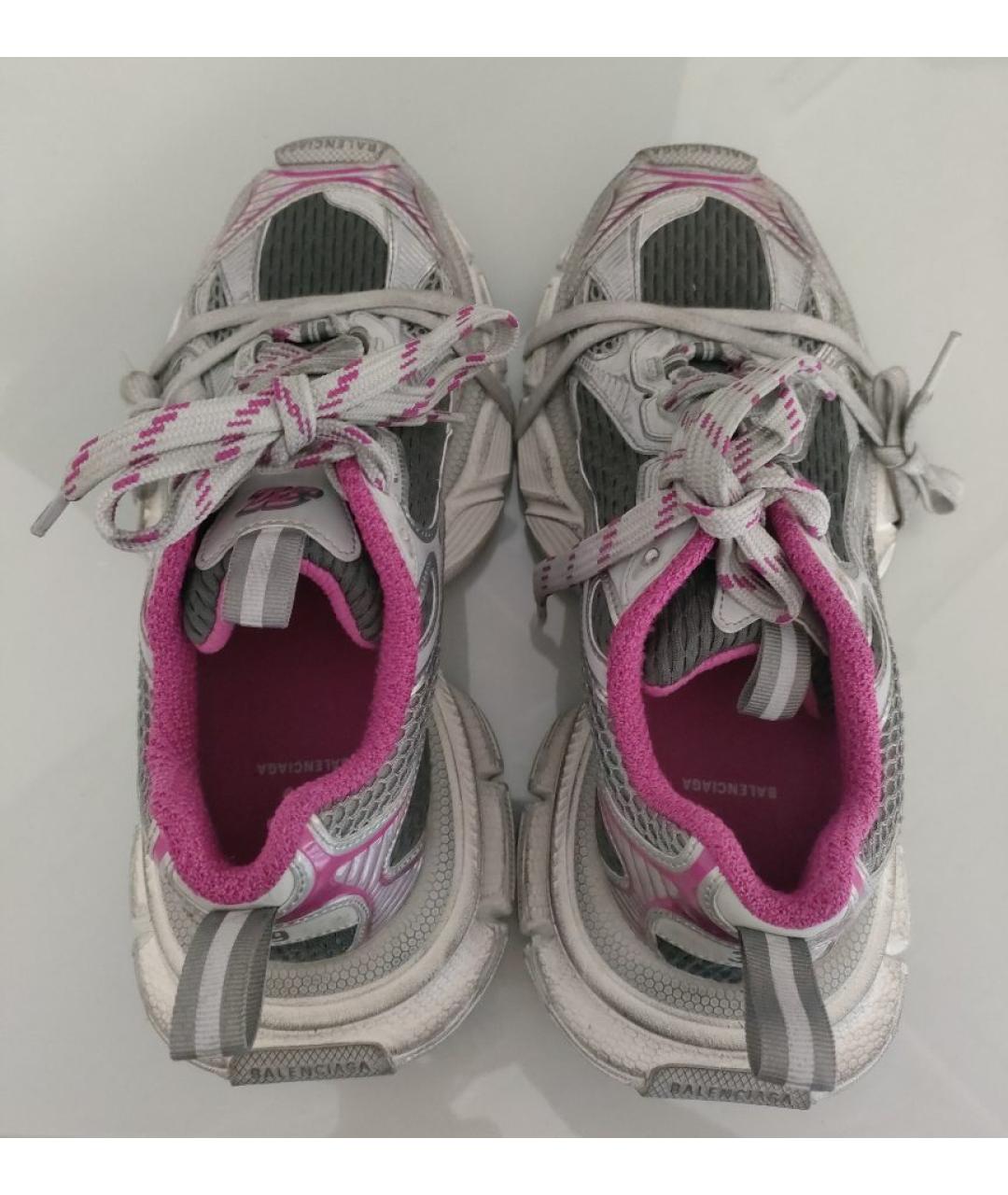 BALENCIAGA Серые кроссовки, фото 3